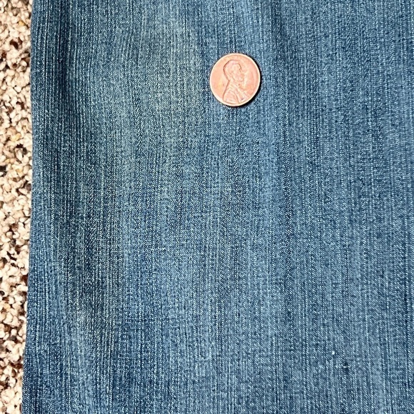 Sonoma Life Style Blue Jeans with Belt Low Rise Boot Cut Modern Fit Women FLAWS - Picture 9 of 16